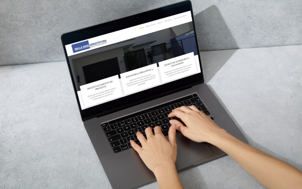 Novo site da Della Nina Arquitetura em Mogi das Cruzes